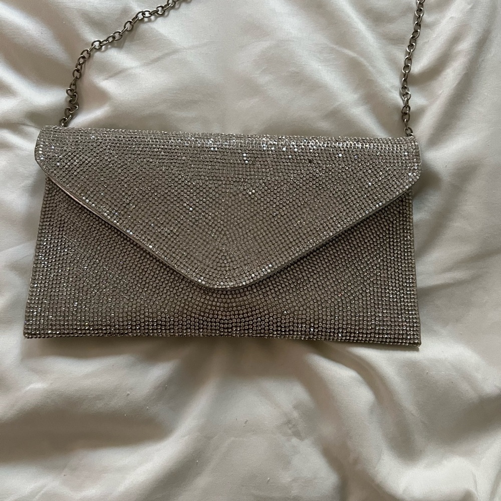 Steve Madden Rhinestone Clutch - Picture 2 of 6